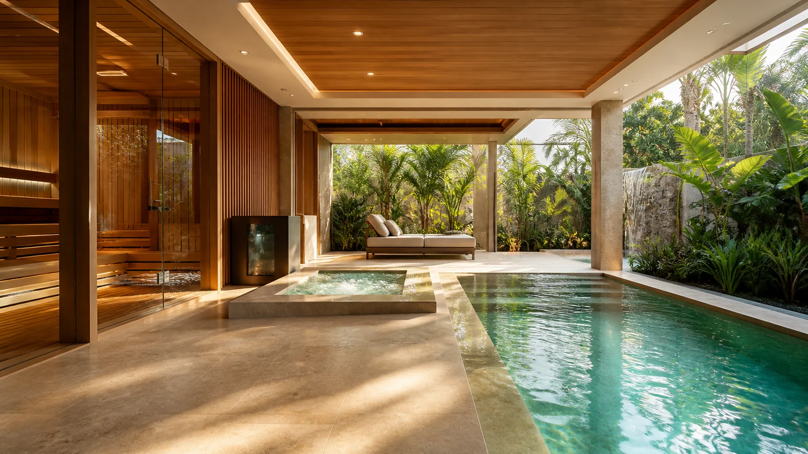 Como criar uma área de wellness completa dentro de uma residência de luxo