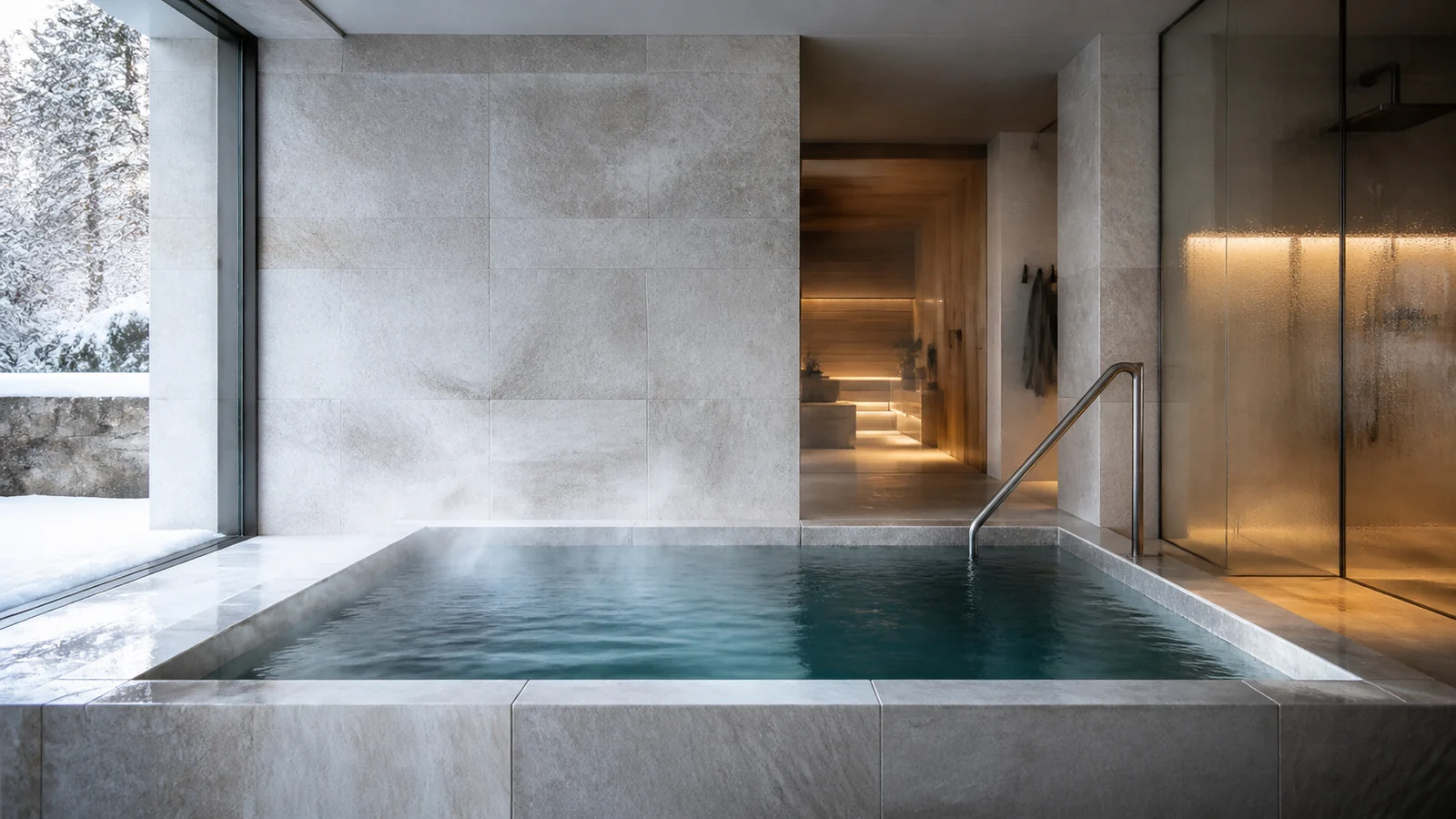 Frigidarium residencial: como integrar o frio a um circuito de wellness