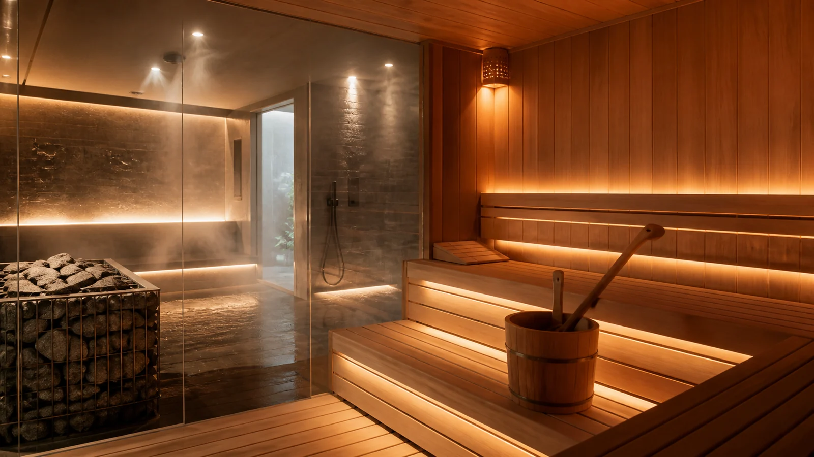 Sudatorium e sauna seca: diferenças e aplicações em projetos de wellness