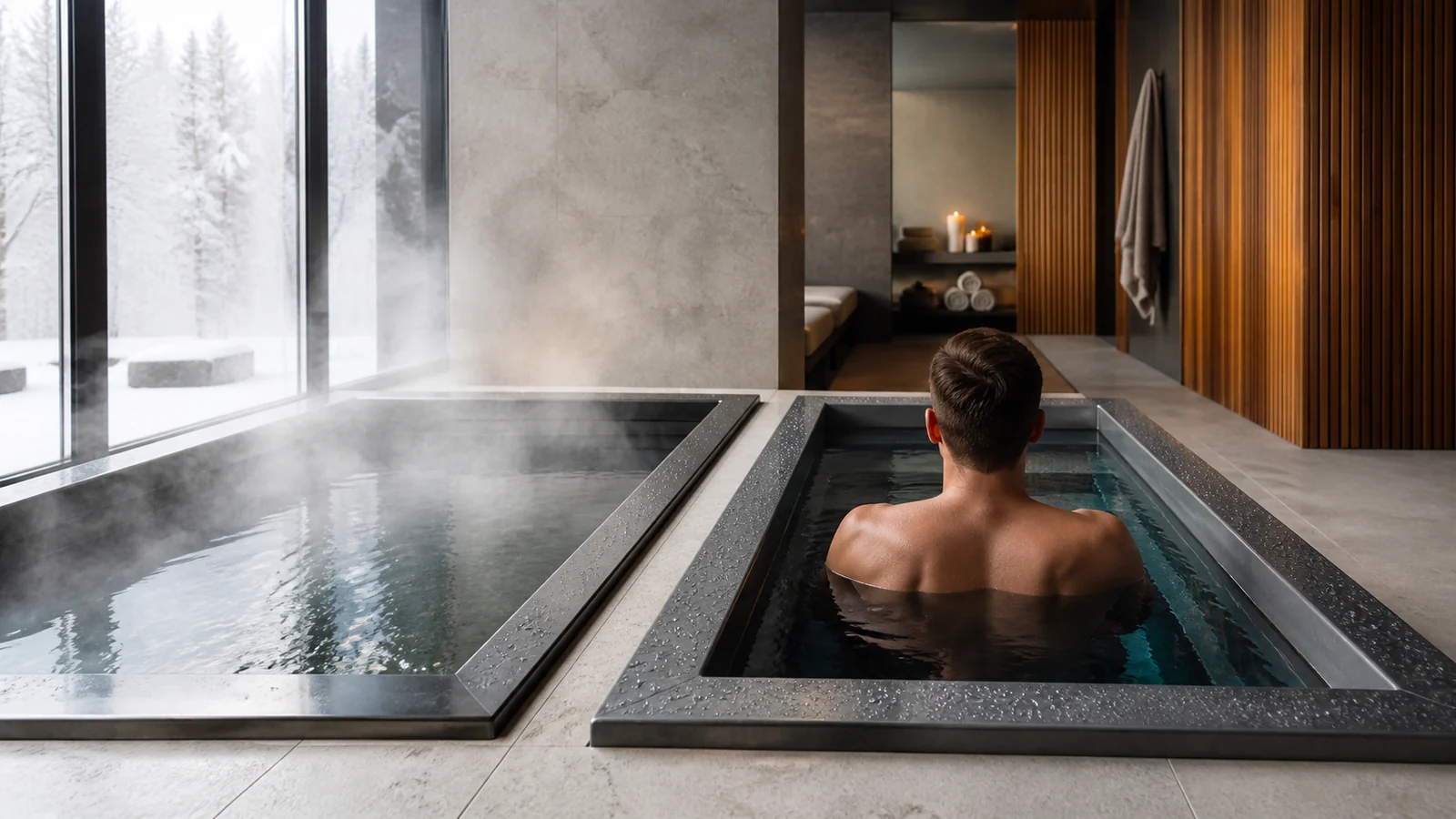 Terapia de contraste: como integrar piscina quente e fria em projetos premium