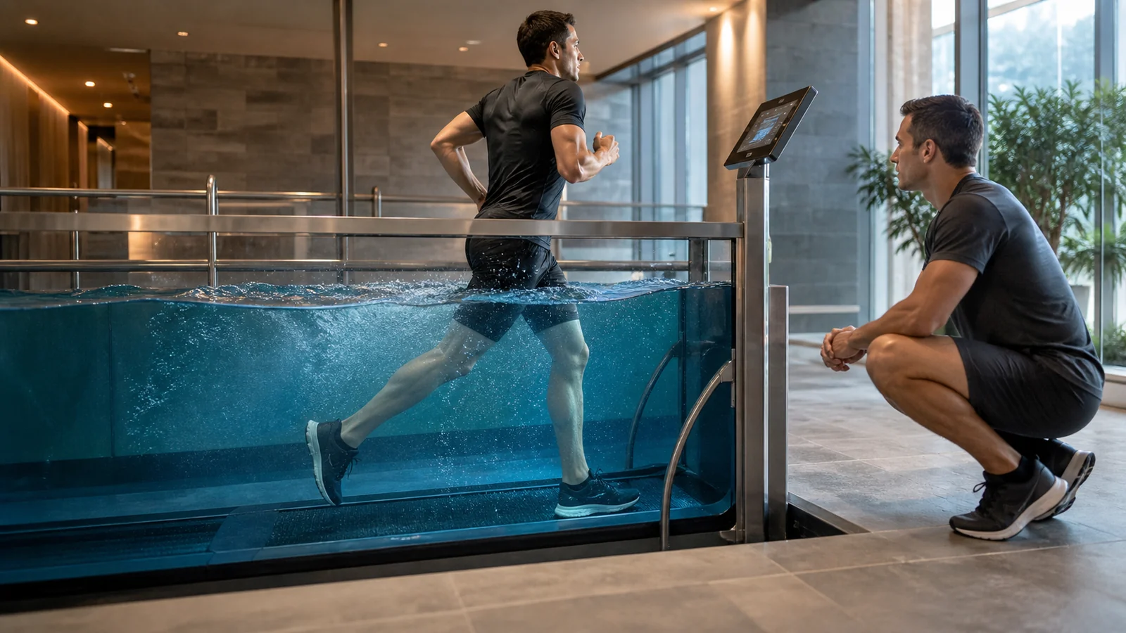 Esteira subaquática: tecnologia para corrida, recuperação e treinamento de baixo impacto