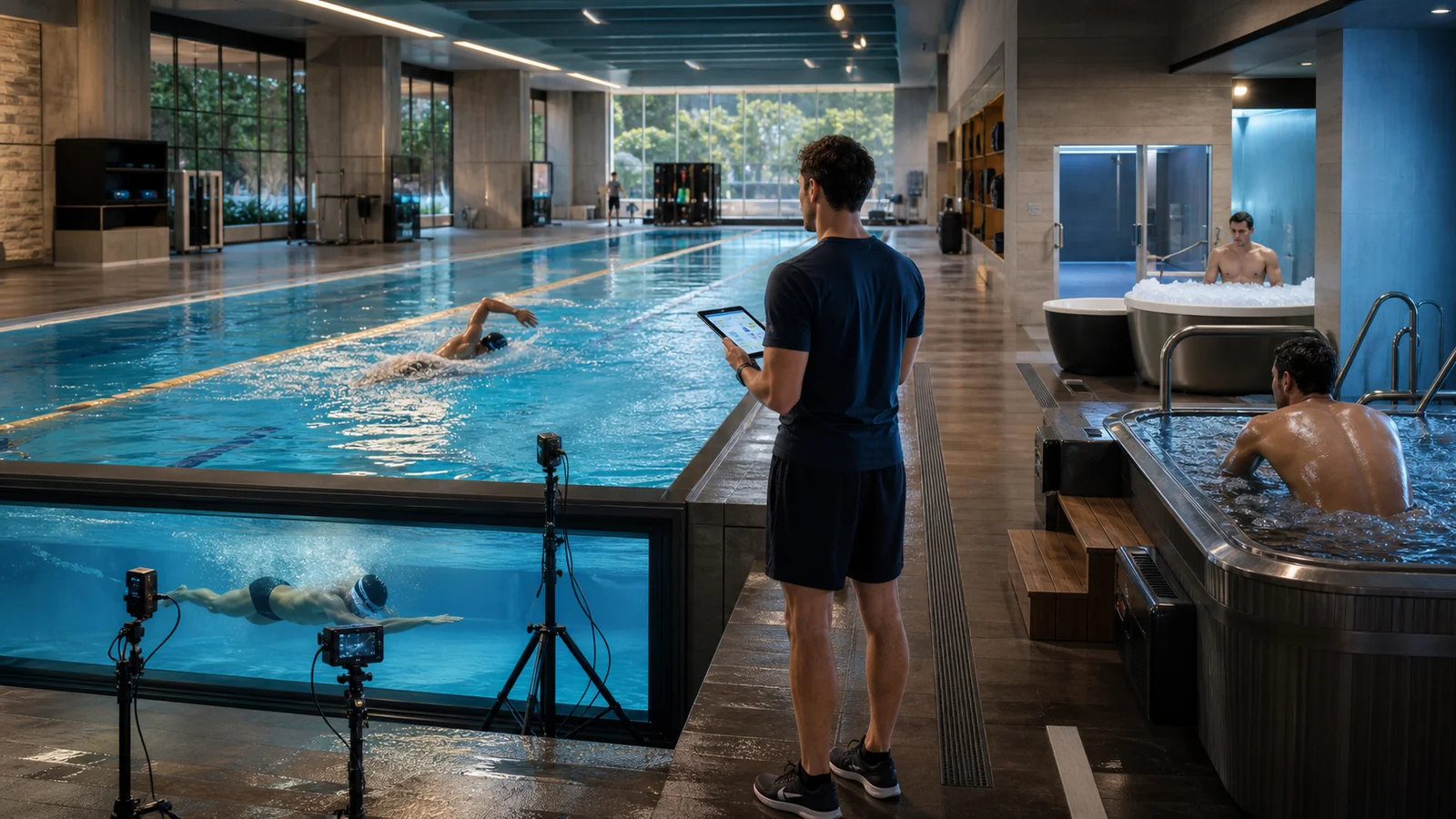 Centro de treinamento aquático: como integrar performance, recovery e tecnologia