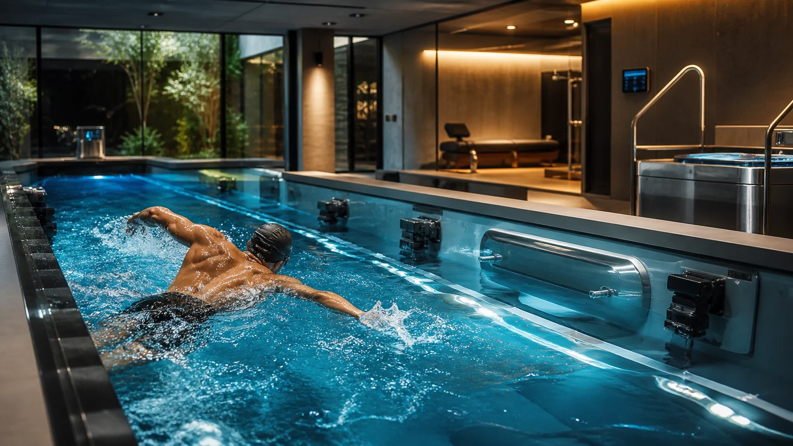 Piscina para atletas de elite: estrutura, monitoramento, recuperação e personalização