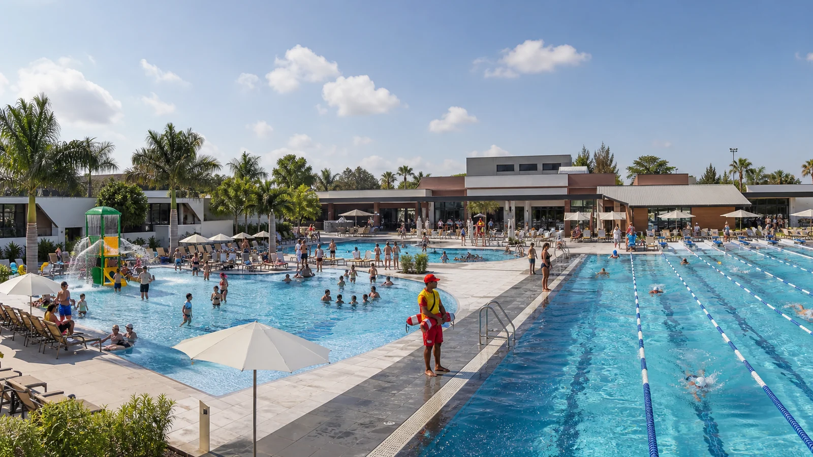 Piscinas para clubes: como projetar uma estrutura aquática para alta demanda de usuários