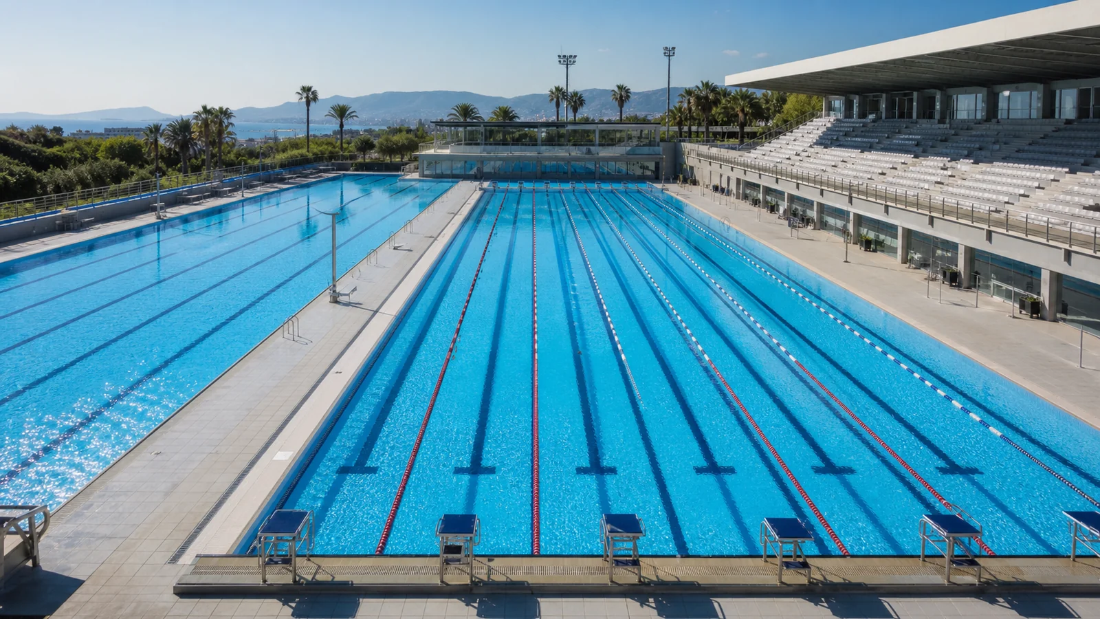 Piscina semiolímpica ou olímpica: infraestrutura necessária para clubes esportivos