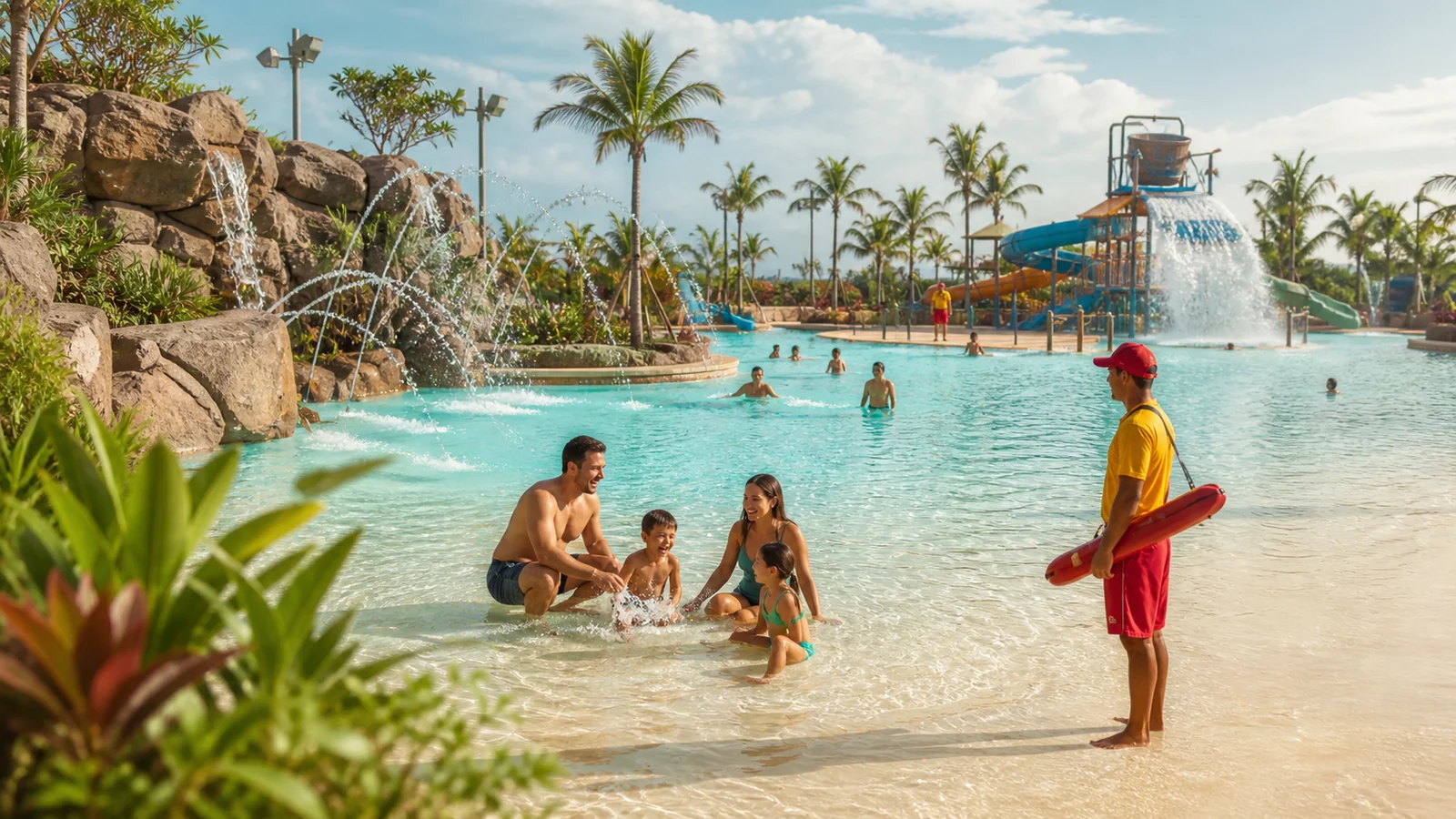 Piscinas recreativas para parques aquáticos: projeto, atrações e infraestrutura técnica