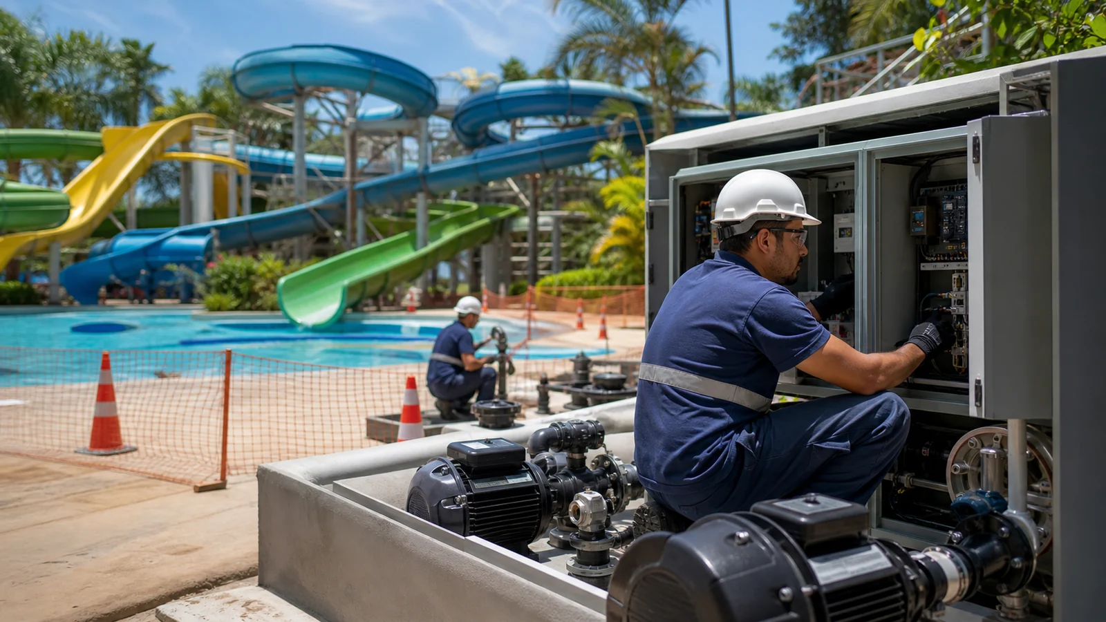 Retrofit de parques aquáticos: como modernizar sistemas hidráulicos e equipamentos antigos