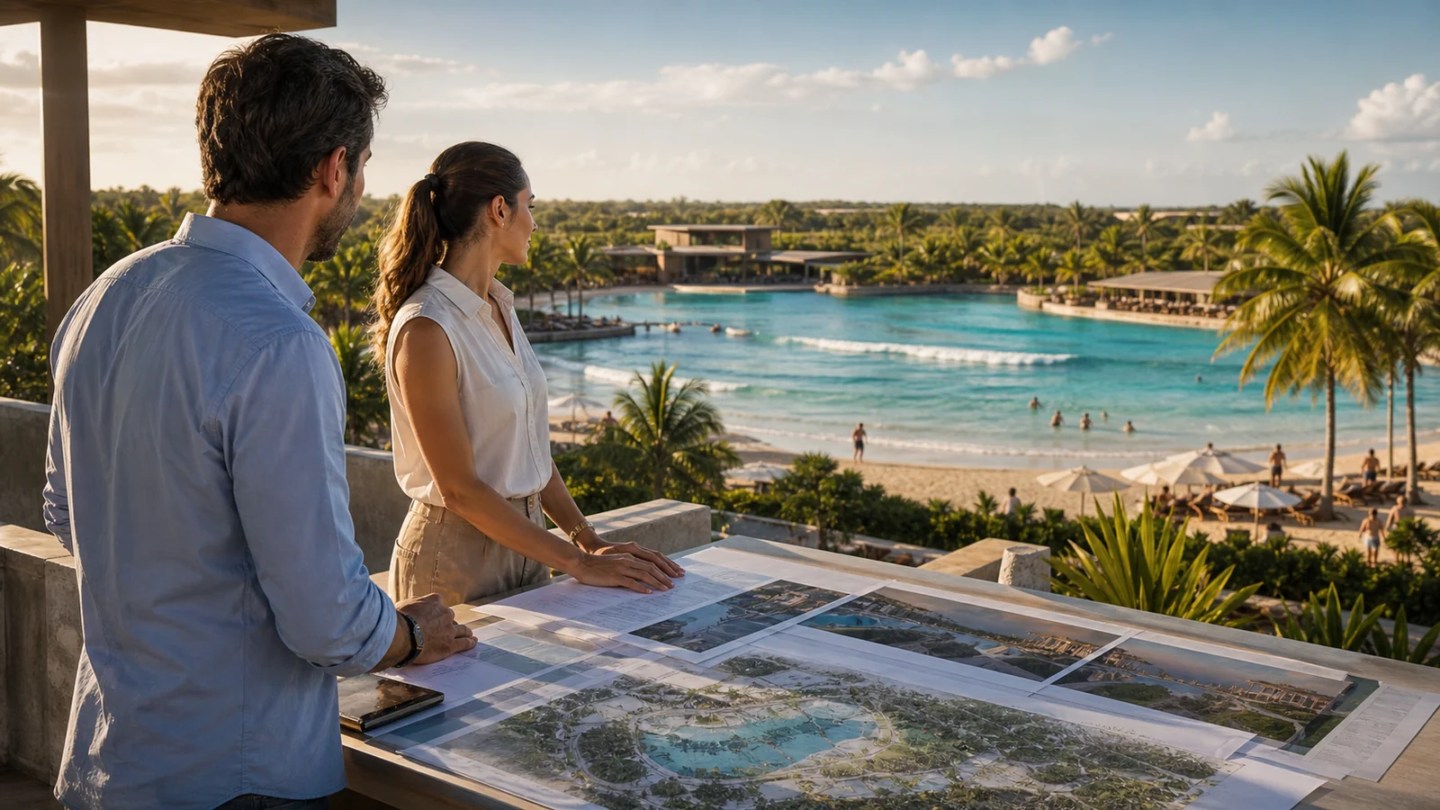 Piscina de ondas para clubes, resorts e parques aquáticos: como planejar o investimento