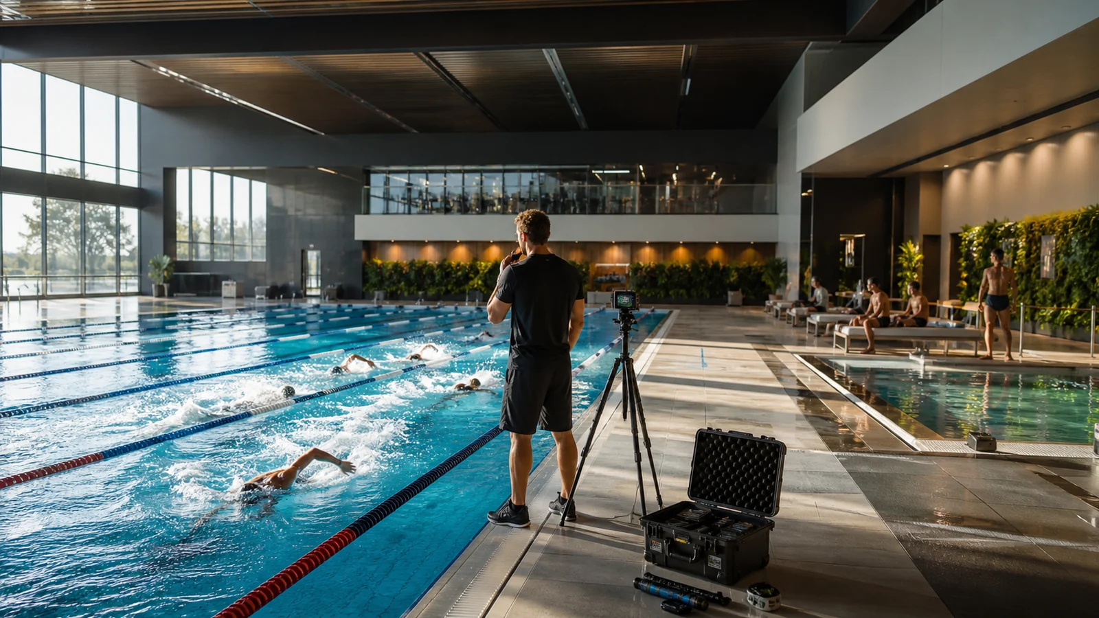 Centro aquático de alta performance: piscinas, recovery, tecnologia e monitoramento esportivo